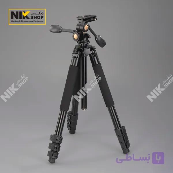 سه پایه دوربین نیمه حرفه ای بیک Beike Tripod BK-620 — تصویر 1