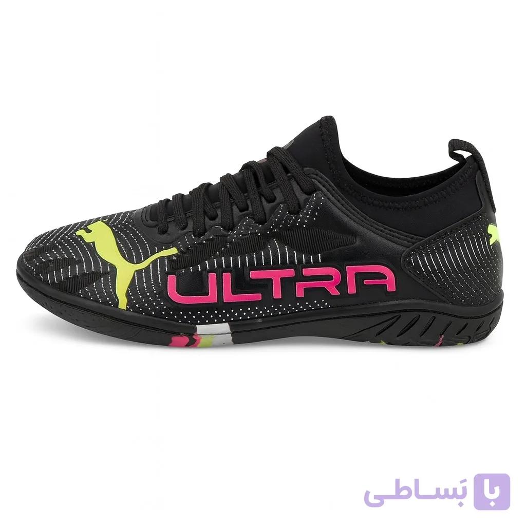 کفش فوتسال مدل نیم جورابی بنفش
