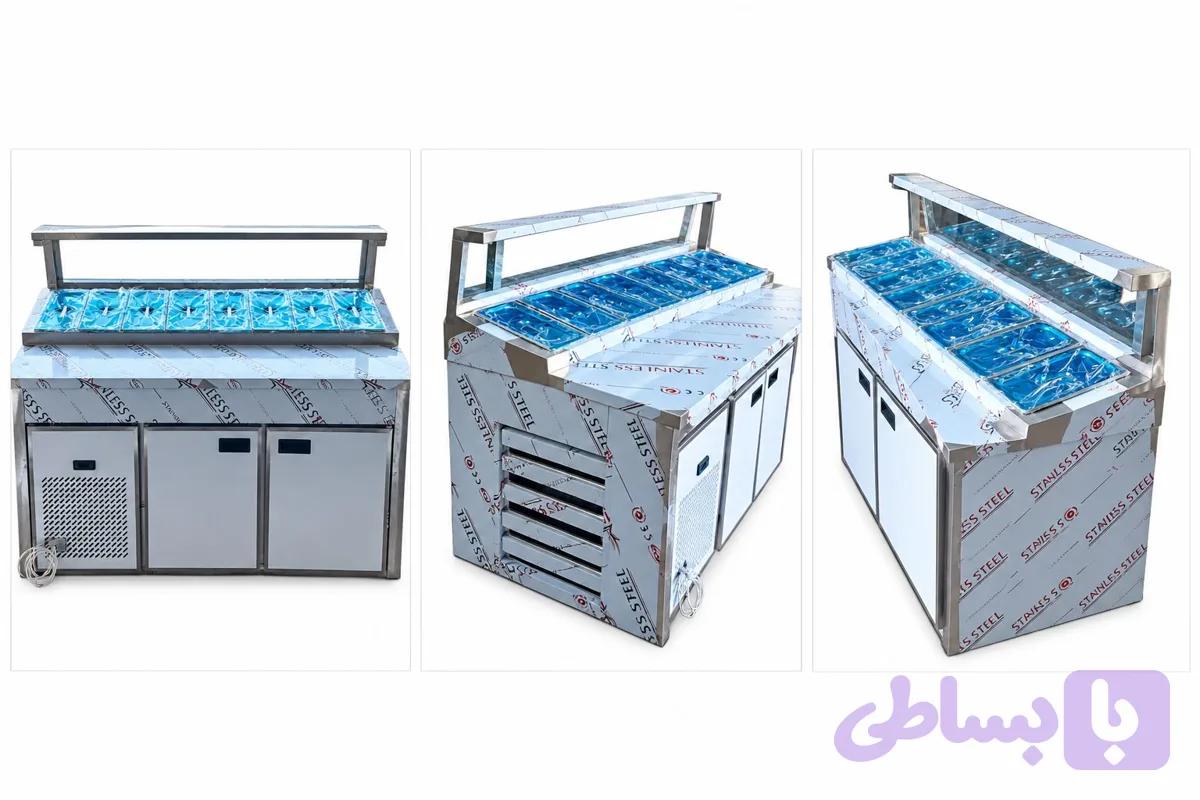 تاپینگ پیتزا صنعتی +12ماه گارانتی+ کیفیت عالی+استیل فعال