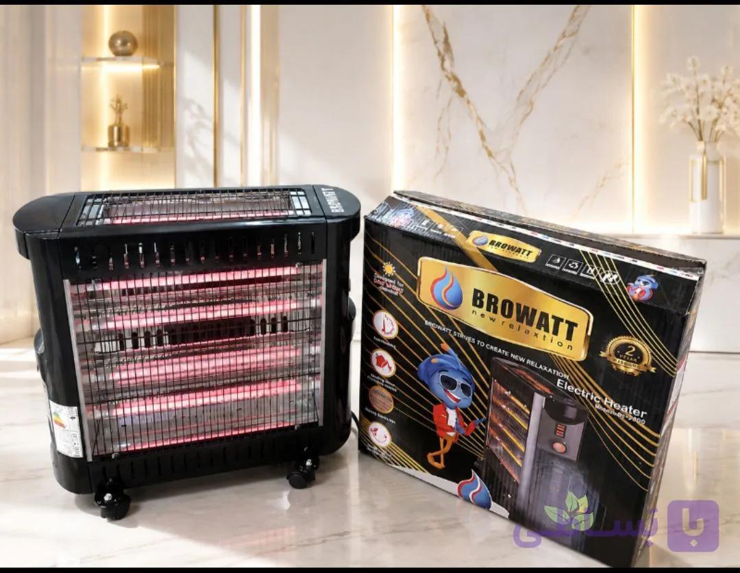 بخاری برقی برووات مدلBR2600فن دار