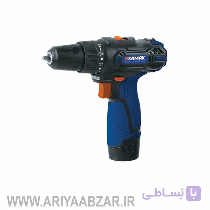 دریل شارژی 10 میلیمتر 12 ولت تک باتری
