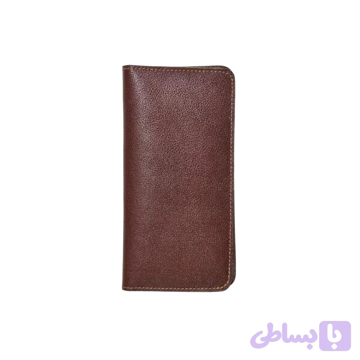کیف کتی چرم گاوی طرح بوفالو قهوه‌ای — تصویر 1