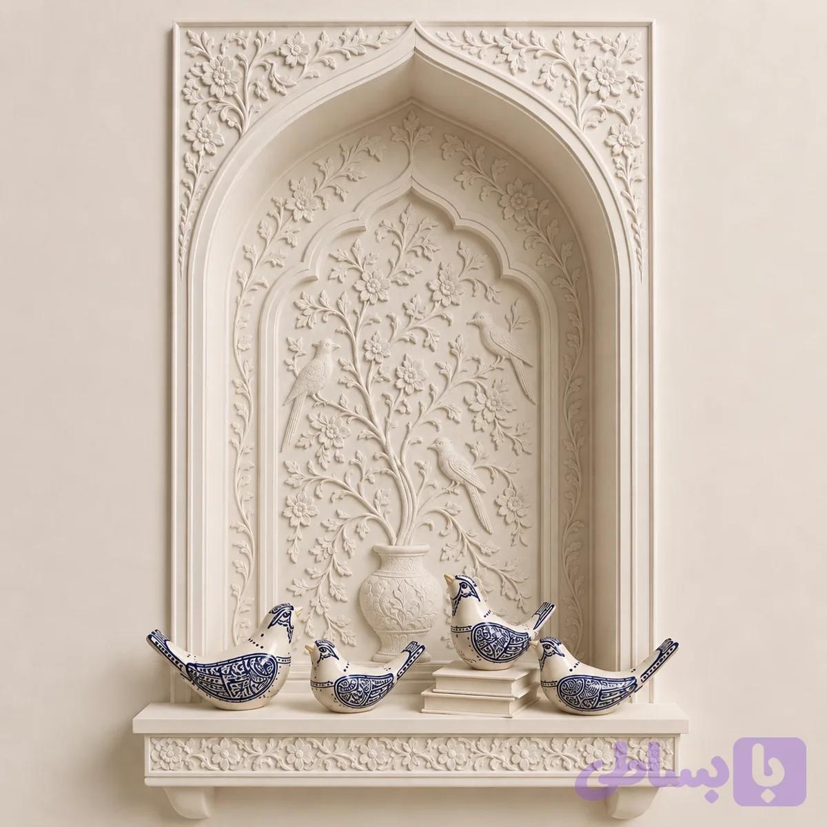 پرنده سفالی دستساز