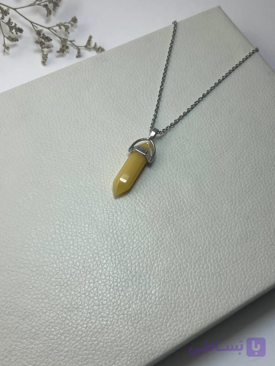 گردنبند سنگ سیترین (بهسازی شده)
