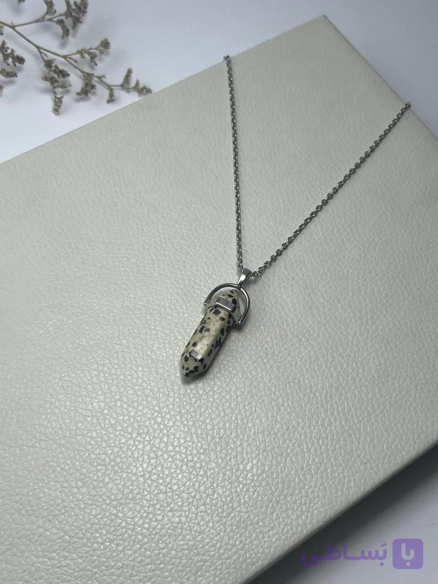 گردنبند سنگ جاسپر دالمیشن