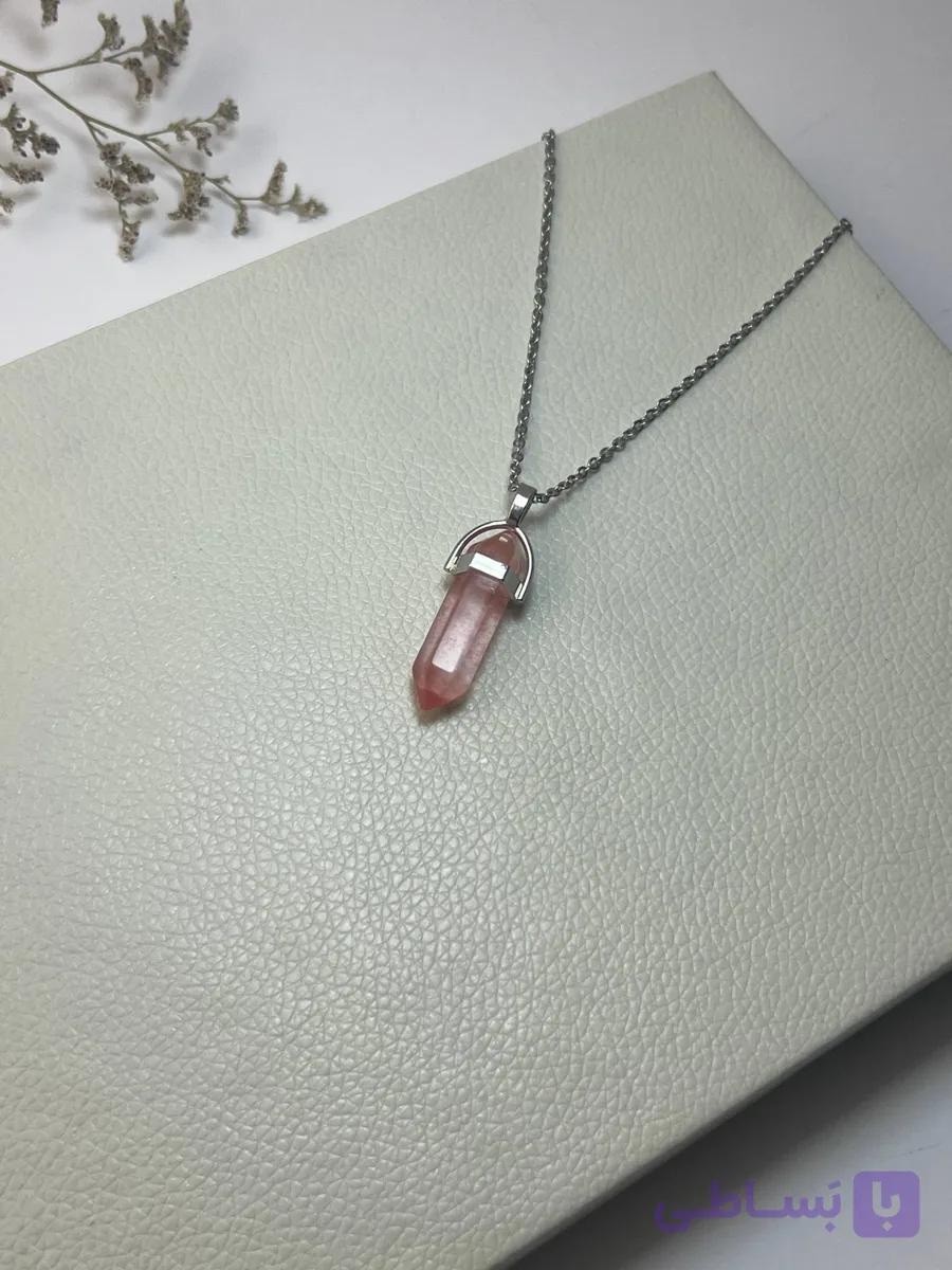 گردنبند سنگ چری کوارتز