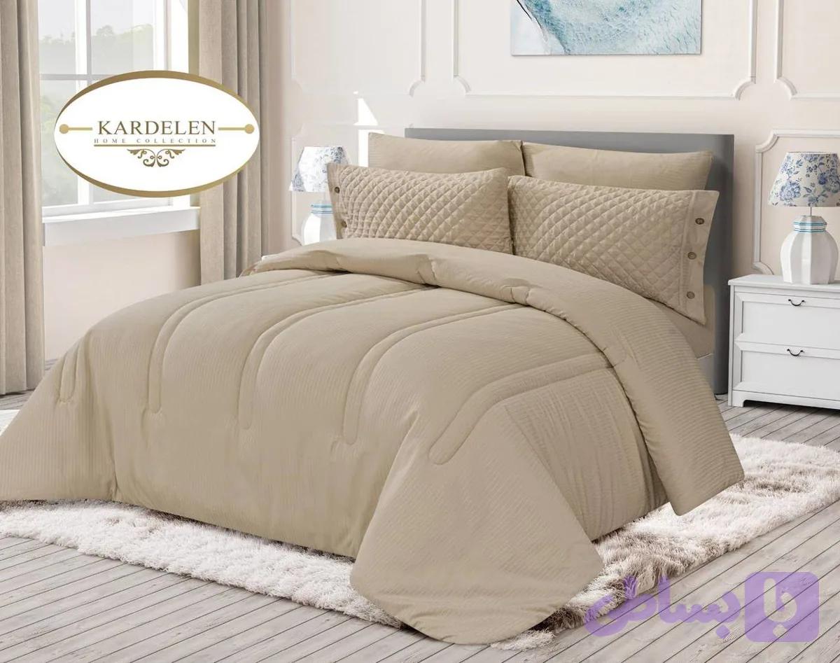 سرویس روتختی کاردلن KARDELEN، مدل Hotelex، پارچه هتلکی شیک، مناسب استفاده روزمره