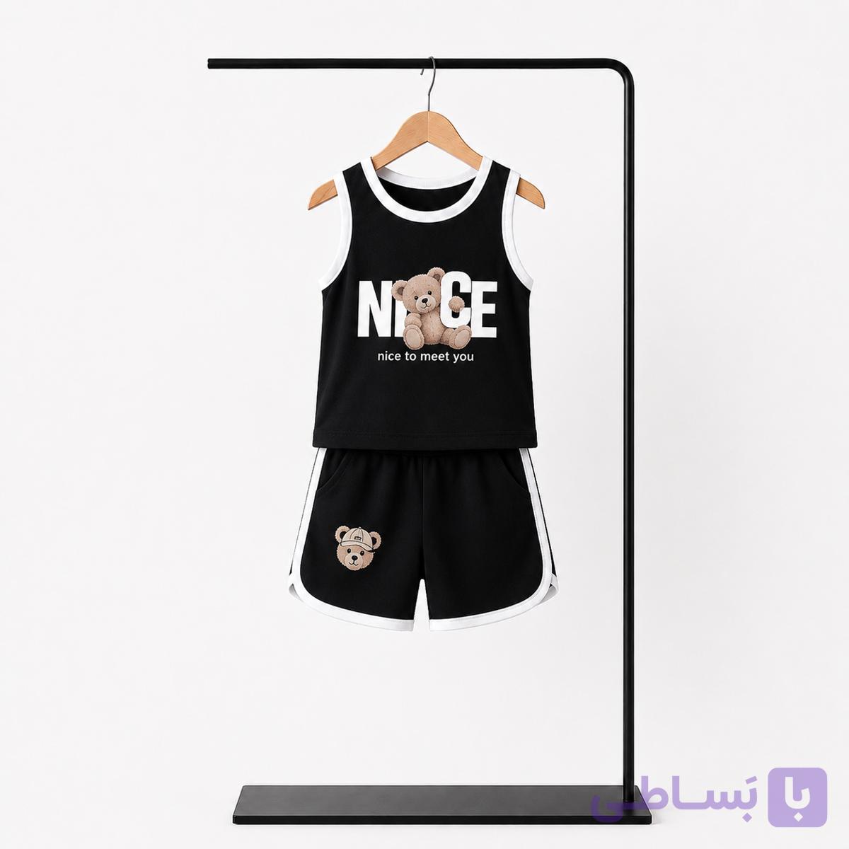 تاپ شلوارک پنبه پسرانه nice
