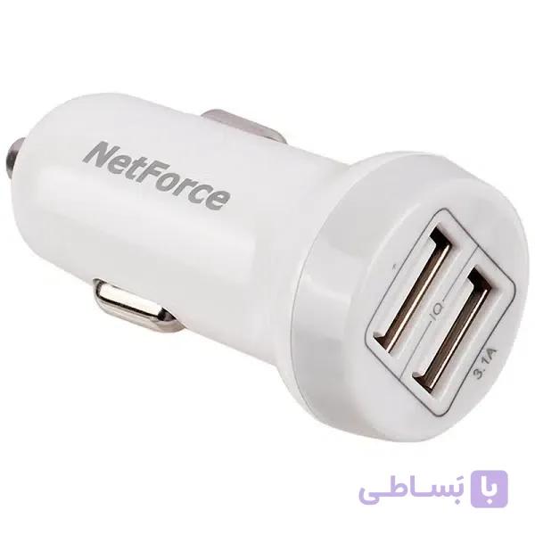 شارژر فندکی 3.1 آمپر نت فورس مدل NA-131