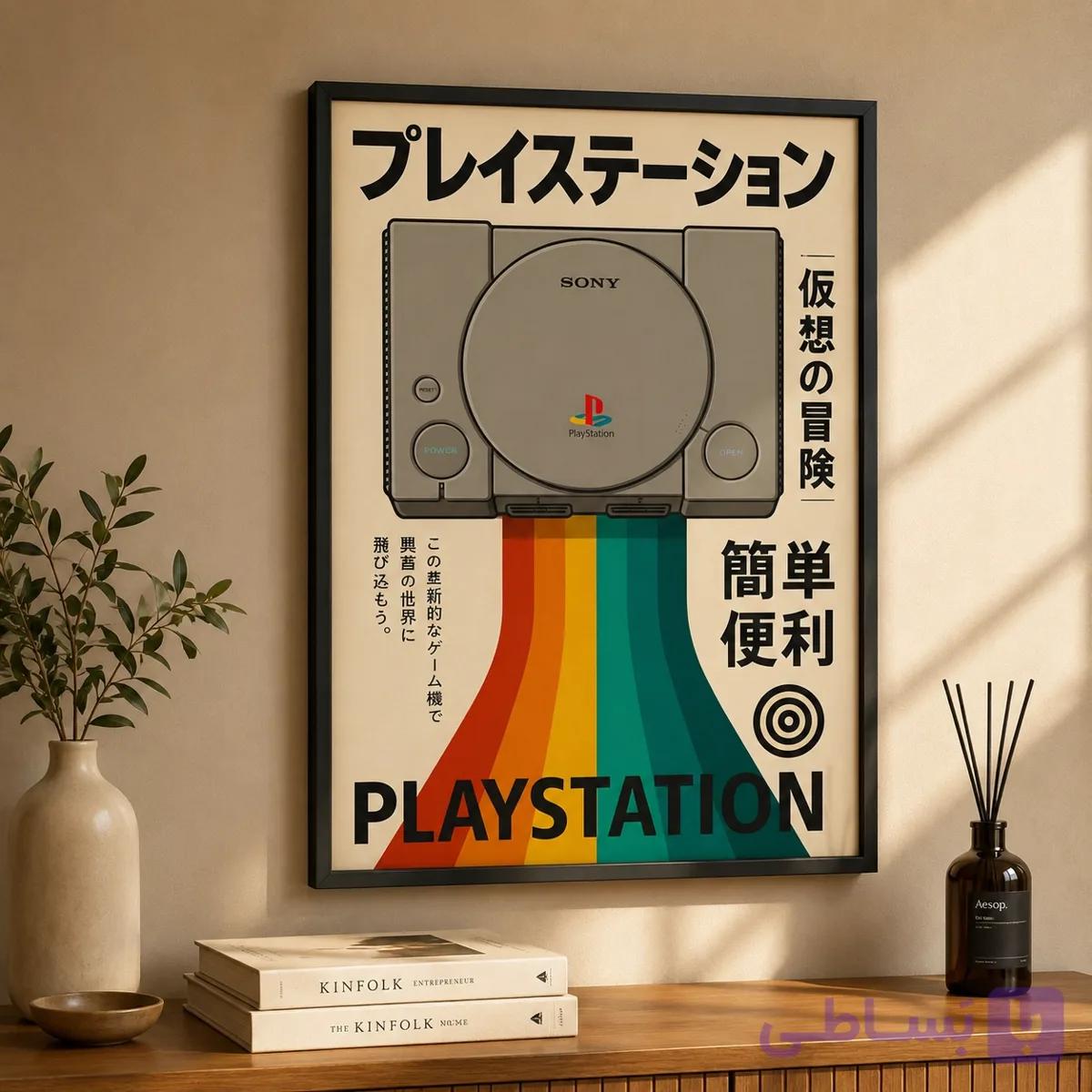 قاب عکس PlayStation 1 – طرح رترو و نوستالژیک