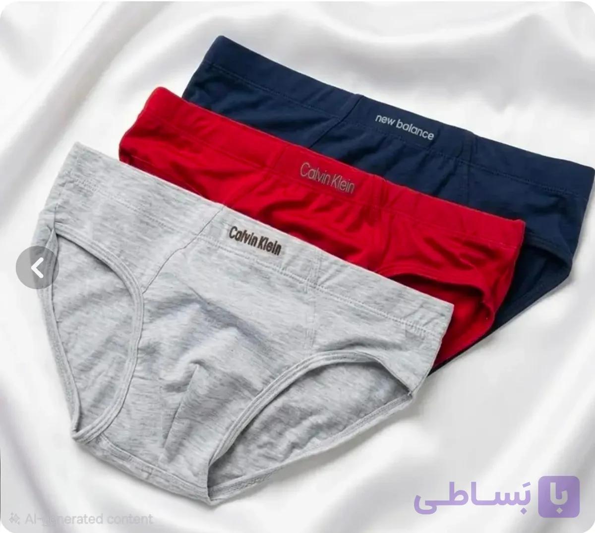 شورت مردانه نخی ملانژ — تصویر 1