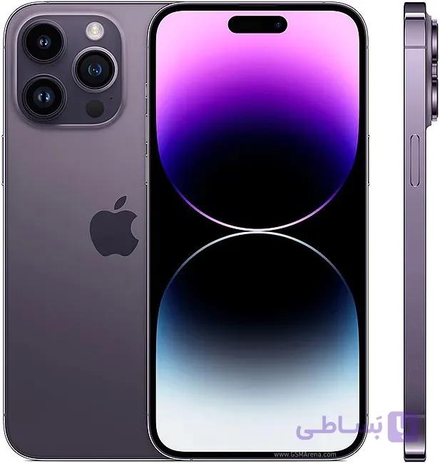 گوشی موبایل اپل مدل iPhone 14 Pro Max ظرفیت 256 گیگابایت رنگ بنفش عمیق (کارکرده در حد نو – دو سیم‌کارت ZA/A – پک اصلی – رجیستر شده) — تصویر 1
