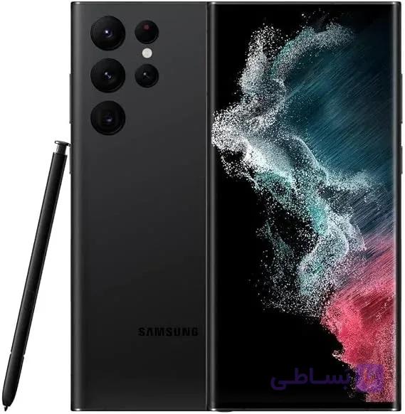 گوشی سامسونگ Galaxy S22 Ultra 5G ظرفیت ۱۲۸ گیگابایت رم ۸ گیگابایت دو سیم‌کارت – مشکی، کارکرده در حد نو — تصویر 1