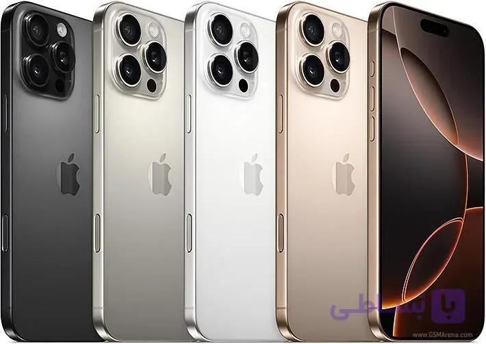 گوشی موبایل اپل مدل iPhone 16 Pro Max ظرفیت 256 گیگابایت رنگ مشکی تیتانیوم (پلمپ نات اکتیو – دو سیم‌کارت ZA/A – رجیستر شده با گارانتی ۱۸ ماهه شرکتی) — تصویر 1