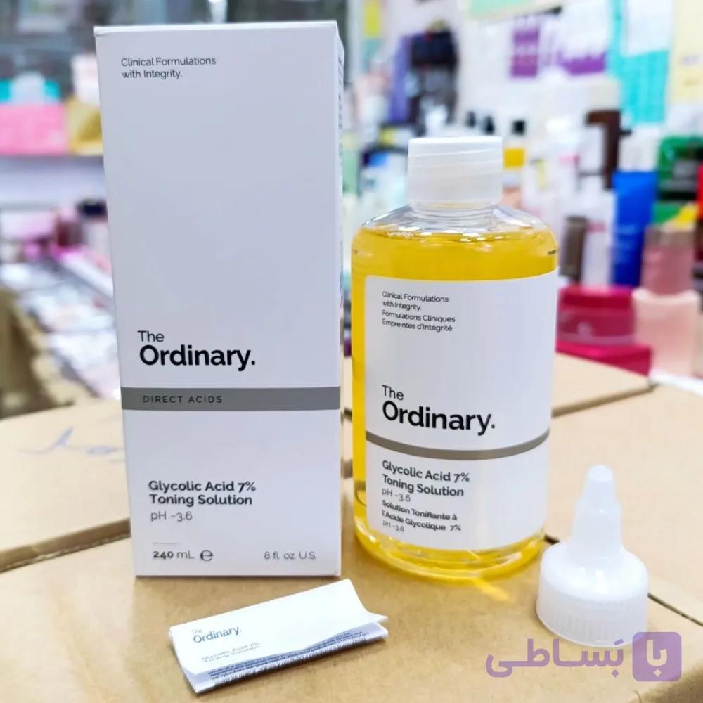 تونر ۷ درصد گلیکولیک اسید اوردینری — تصویر 1