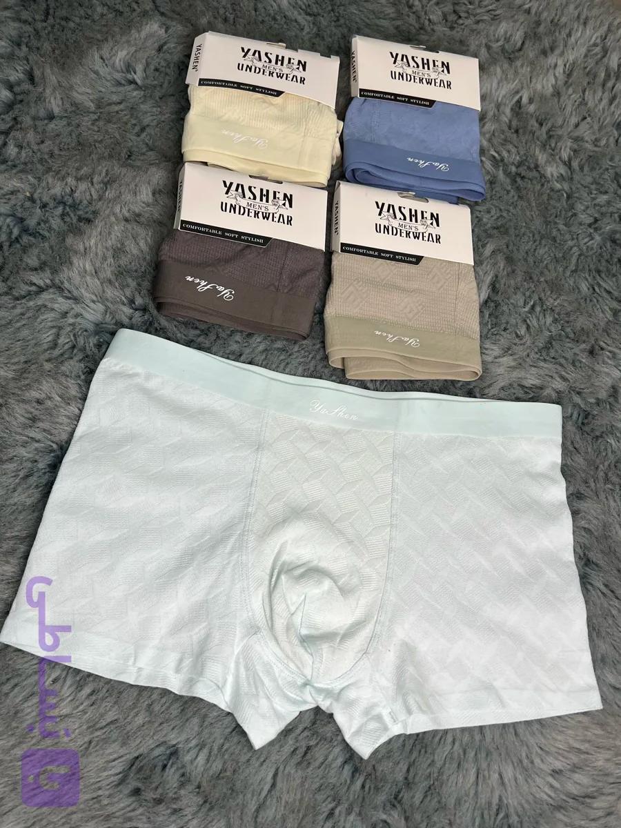 شورت مردانه لیزری پادار Jacquard Yashen سایز XL, 2XL, 3XL