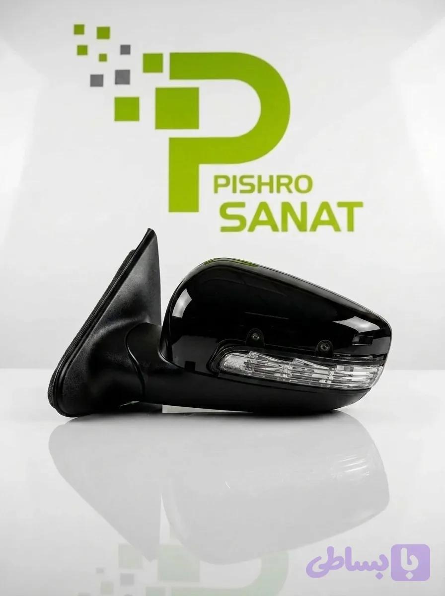 آینه جانبی پژو پارس راهنمادار 5 سوکت سمت چپ