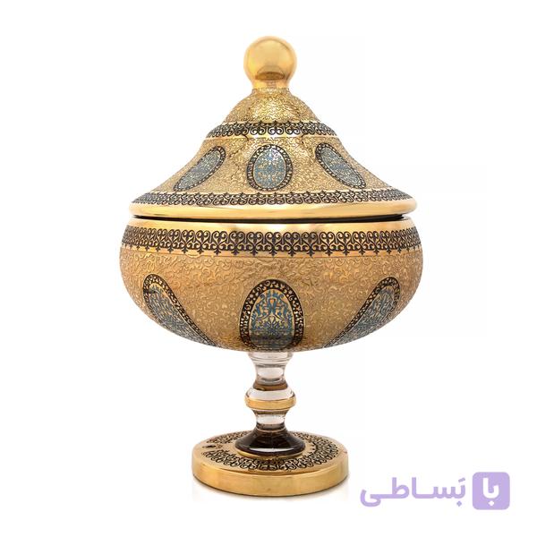 شکلات خوری تک پایه 255 طرح ویکتوریا طلایی