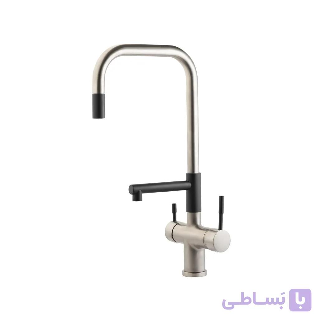 شیر ظرفشویی دومنظوره مرجان خزر مدل توتیا (تصفیه‌دار)