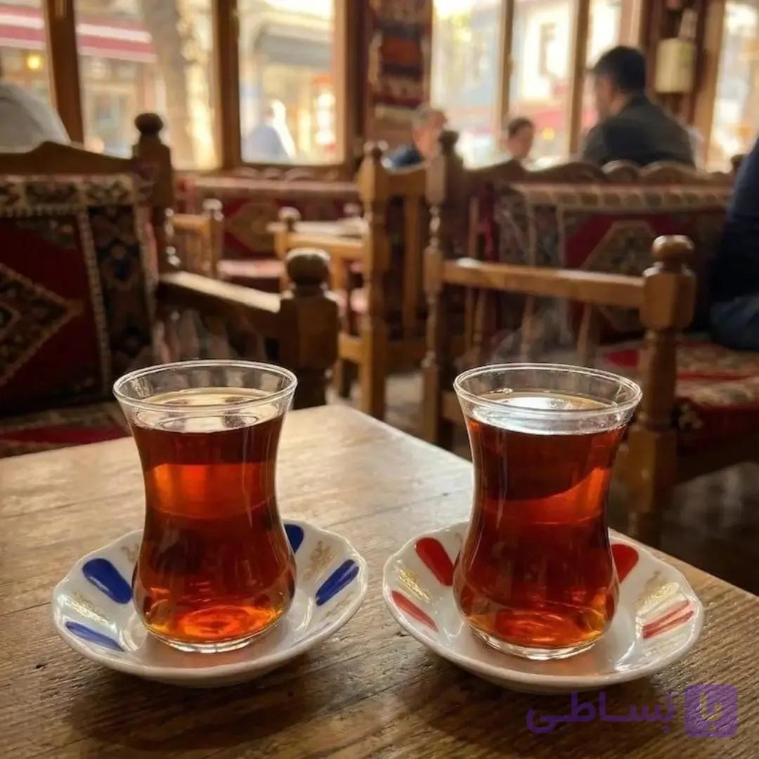 ست استکان و نعلبکی نوستالژی LAV ترکیه
