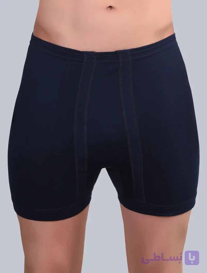 شورت پادار مردانه نیکو تن پوش رنگی نخی و ضد حساسیت | کد 3002 | سایز M تا 2XL — تصویر 1