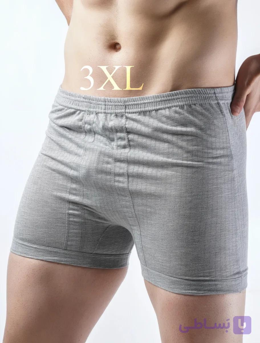 شورت پادار مردانه رنگی نیکو تن پوش | کد 3498 | سایز 3XL — تصویر 1