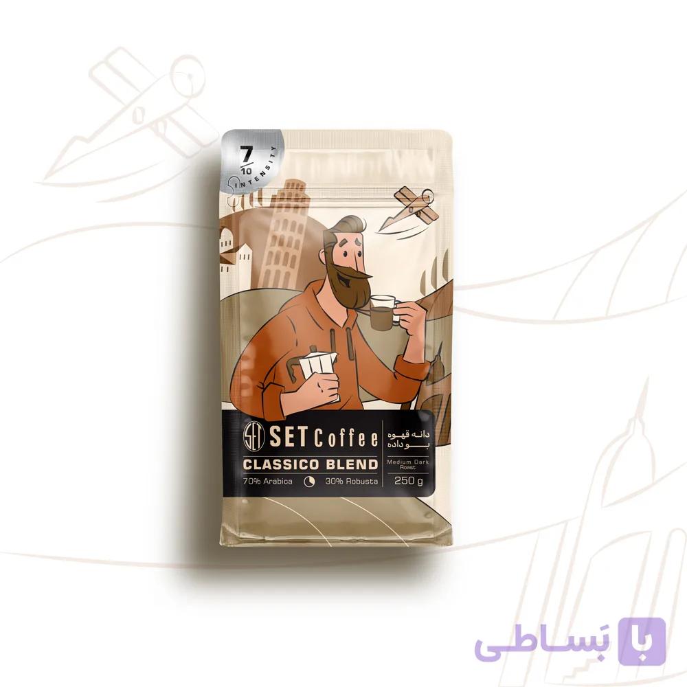 دانه قهوه Caffè crema - CLASSICO (کلاسیک - A70 R30)
