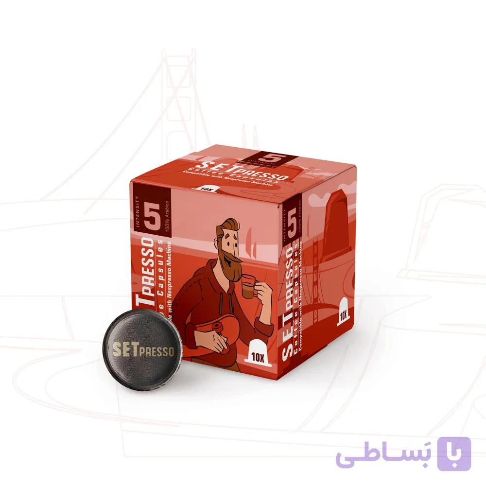 کپسول قهوه SETpresso سازگار با دستگاه نسپرسو – قرمز 10 عددی (RWANDA Washed) Limited Edition