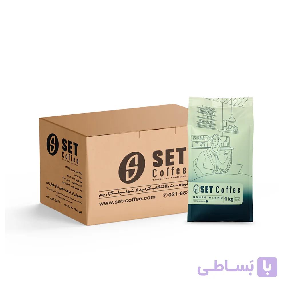 دانه قهوه ترکیبی 82R+ – (80R/20A) یک کارتن 8 کیلویی