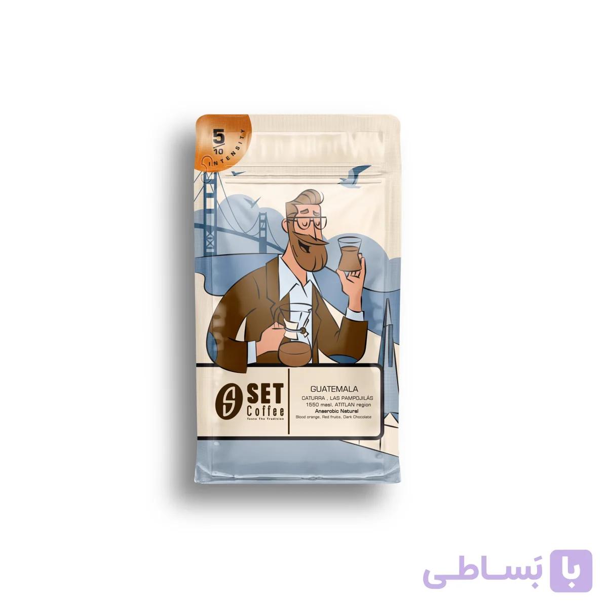 دانه قهوه گواتمالا اسپشیالیتی فراوری نوین (Natural Anaerobic ) مقدار 250 گرم