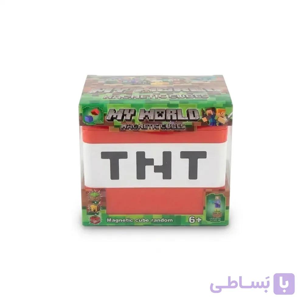 ساختنی مغناطیسی طرح ماینکرفت مدل تی ان تی ۱۱۲ قطعه — تصویر 1