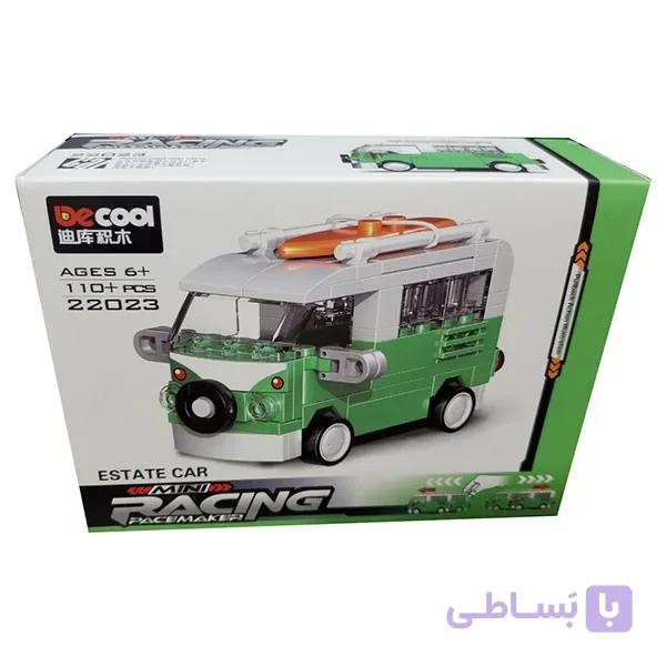 ساختنی دکول مدل Racing Car ۱۱۰ قطعه — تصویر 1