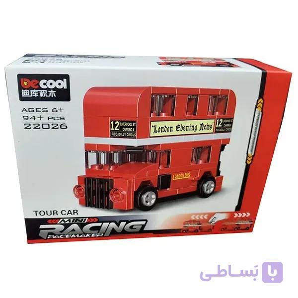 ساختنی دکول مدل Racing Car ۹۴ قطعه — تصویر 1