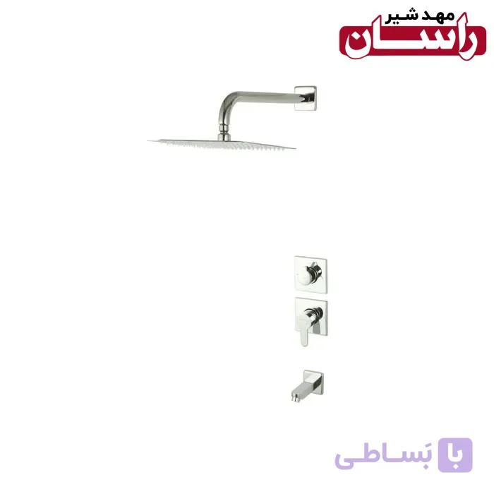 شیر توکار حمام راسان مدل ویوات فلت کلاس2 — تصویر 1