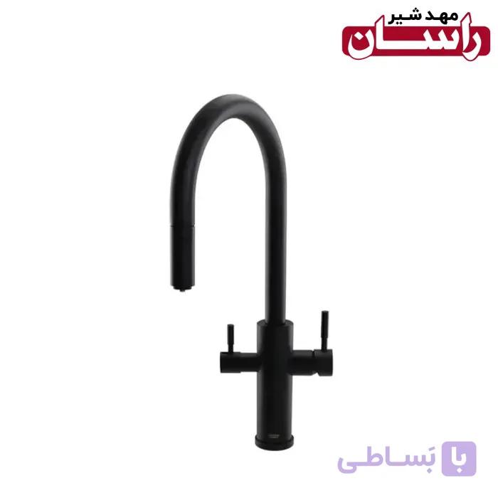 شیر ظرفشویی شاوری تصفیه دار راسان مدل هلگا — تصویر 1