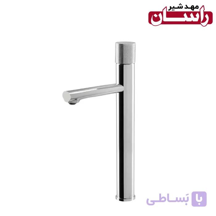 شیر روشویی پایه بلند راسان مدل رناتا پلاس — تصویر 1