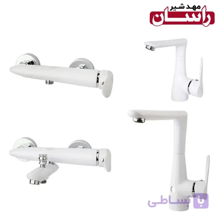 ست شیرالات راسان مدل رابیت سفید