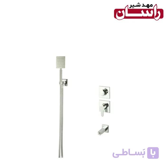 شیر توکار حمام راسان مدل ویوات فلت کلاس4 — تصویر 1