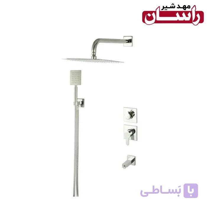 شیر توکار حمام راسان مدل ویوات فلت کلاس1 — تصویر 1