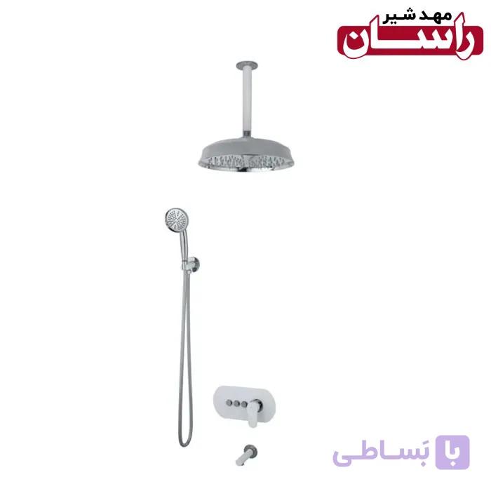شیر حمام توکار راسان مدل ایکاد تنسو — تصویر 1