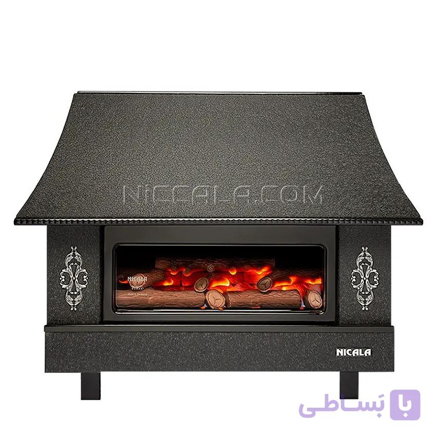 بخاری گازی شومینه ای نیک کالا 30000 مدل نفیس MC30