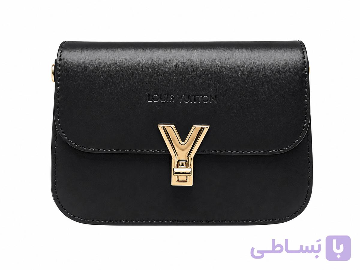 کیف دوشی زنانه قهوه‌ای و مشکی مدل کلاسیک جنس خارجی