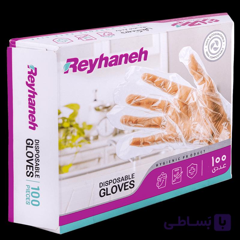 دستکش یکبار مصرف جعبه ای 100 عددی