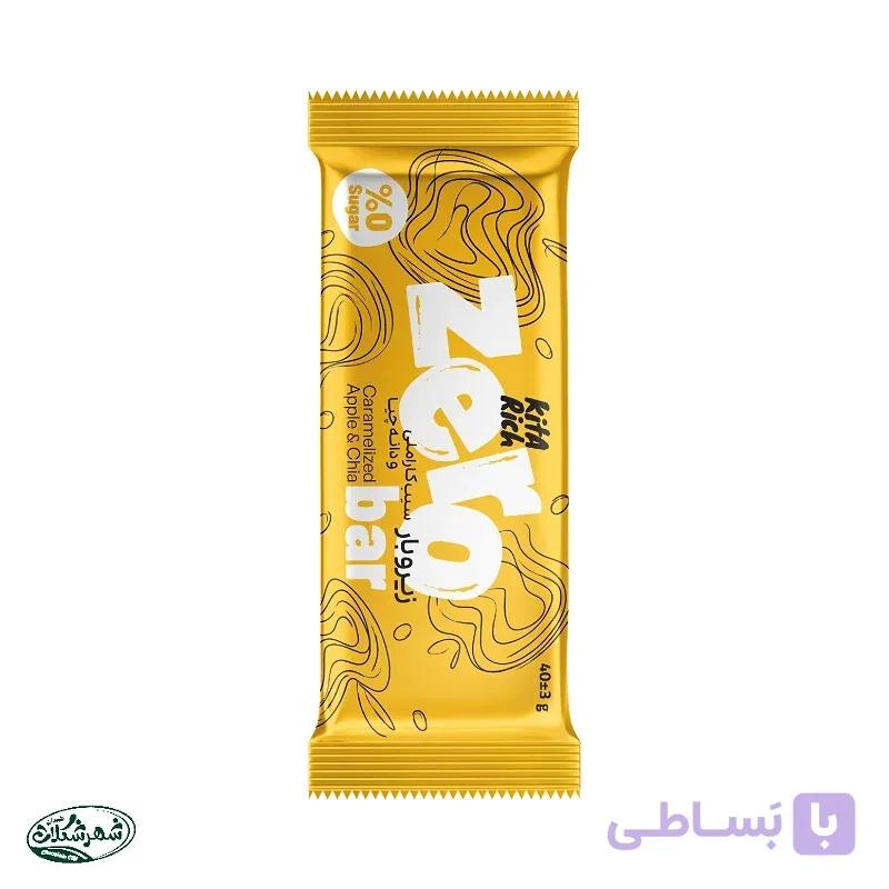 پروتئین بار بدون قند کیتاریچ سیب کاراملی و دانه چیا 45گ — تصویر 1