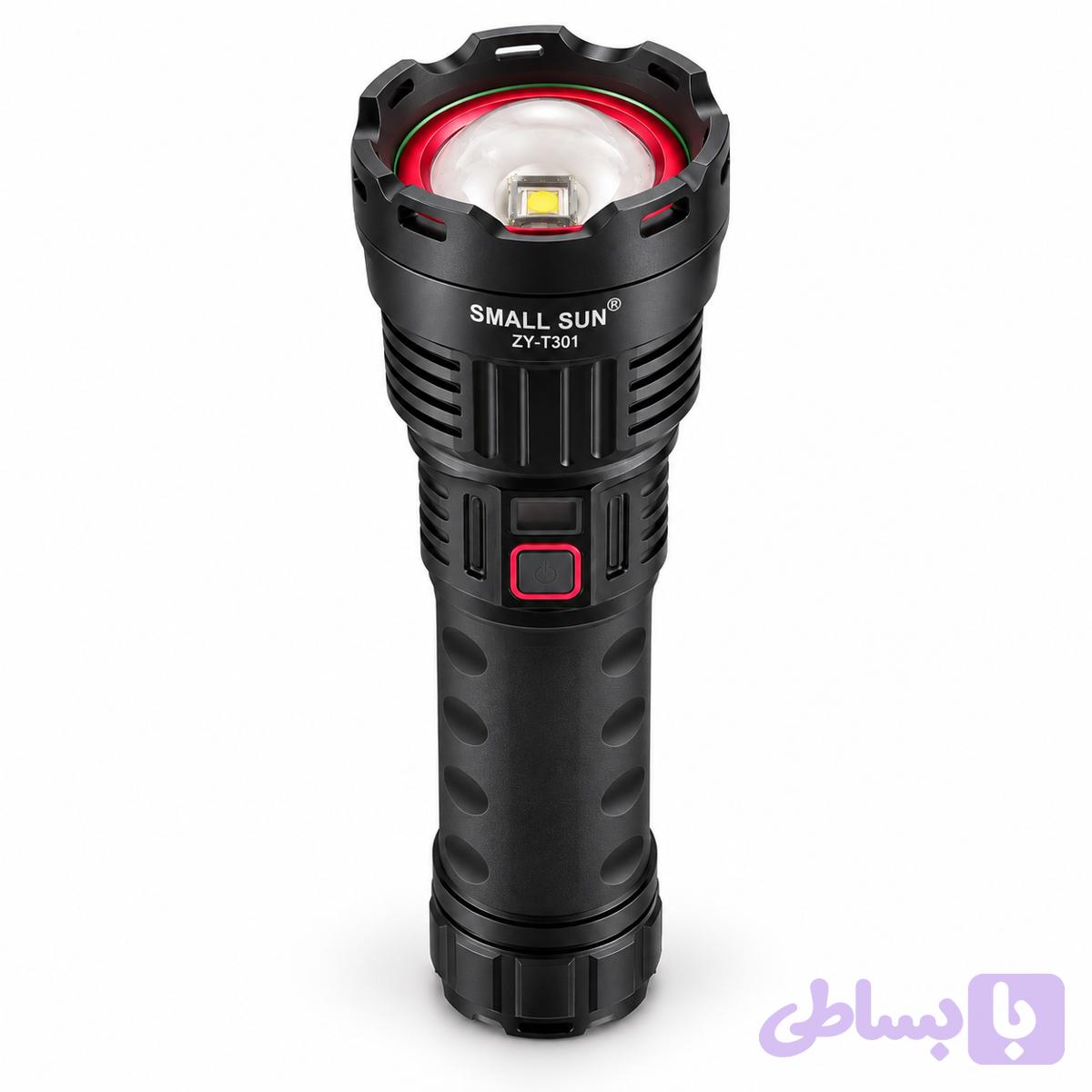 چراغ قوه شارژی اسمال سان مدل ZY-T301 همراه کیف حمل(ارسال رایگان )