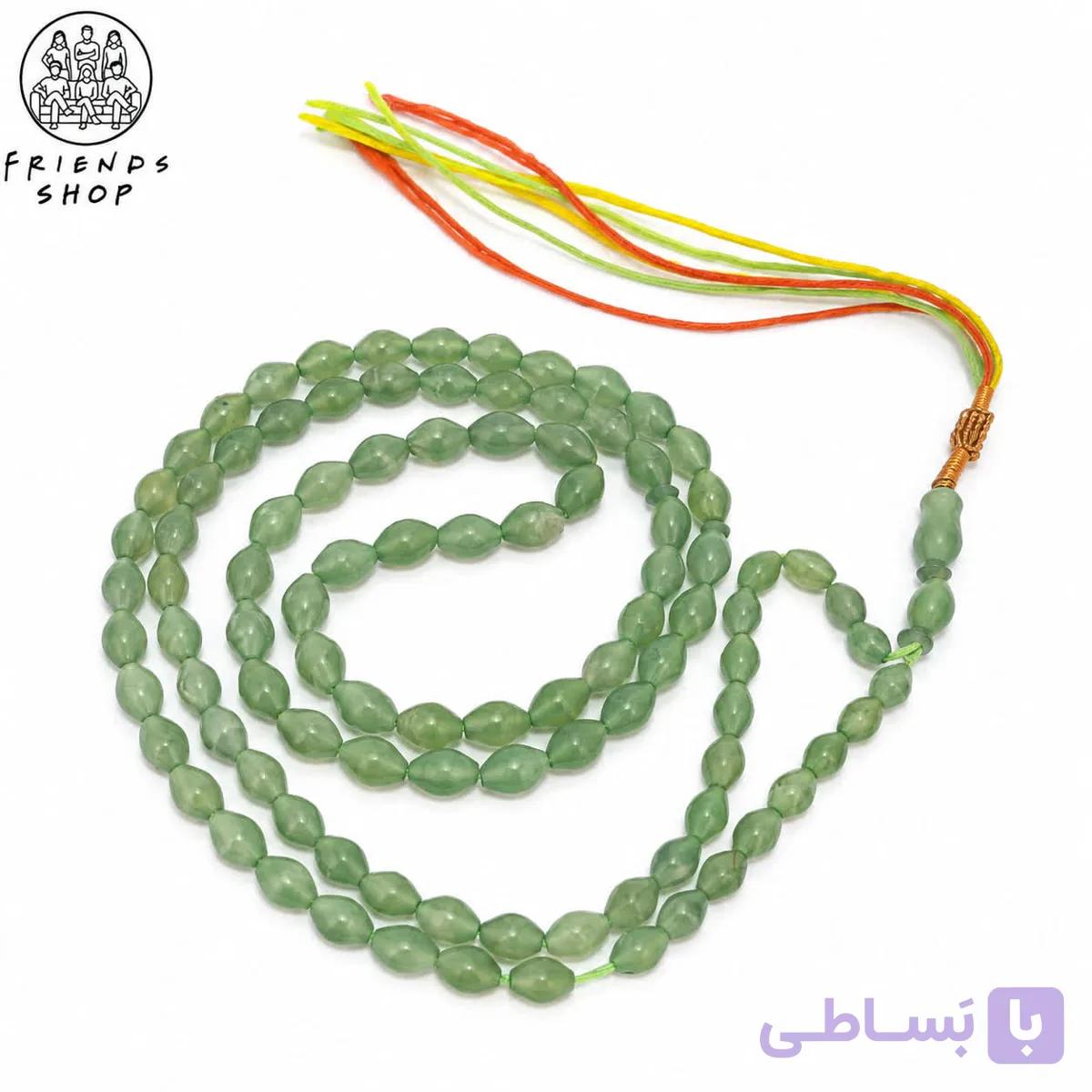 تسبیح سنگ شاه مقصود افغان اصل 101 دانه کد TSB-1004 — تصویر 1