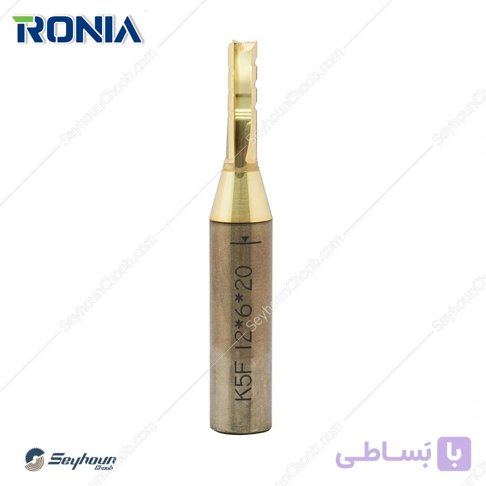 تیغ شیارزن ساده سه پر قطر 6 کارگیر 20 رونیا مدل RCB-EN062012z3 — تصویر 1