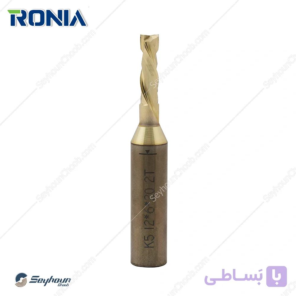 تیغ شیارزن مارپیچ دو پر قطر 6 کارگیر 20 رونیا مدل RCB-SN062912z2 — تصویر 1