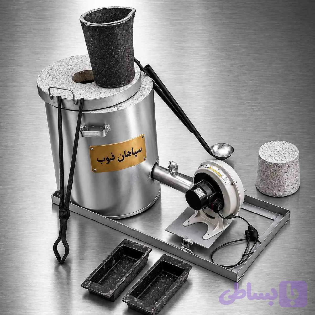 کوره ذوب آلمینیوم ۱۰ کیلوگرمی نرم و خشک