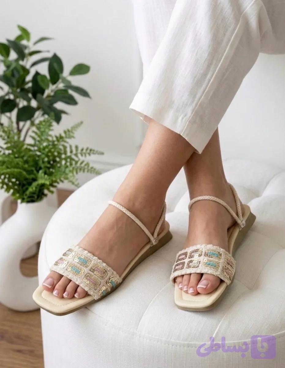 صندل زنانه دو حالته شیک و خوش پا
